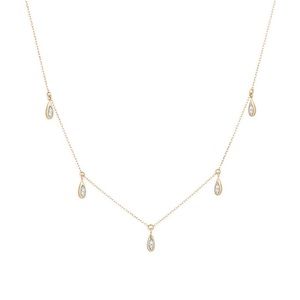 Adina Reyter Water Drop Diamond Necklace